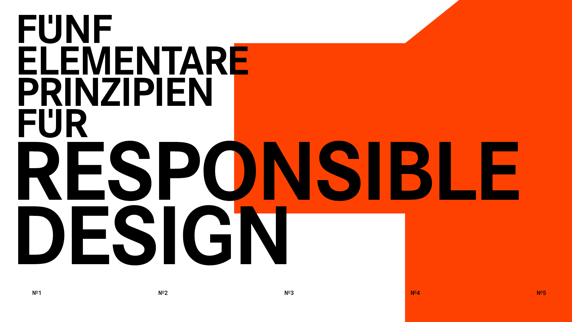5 elementare Prinzipien für Responsible Design